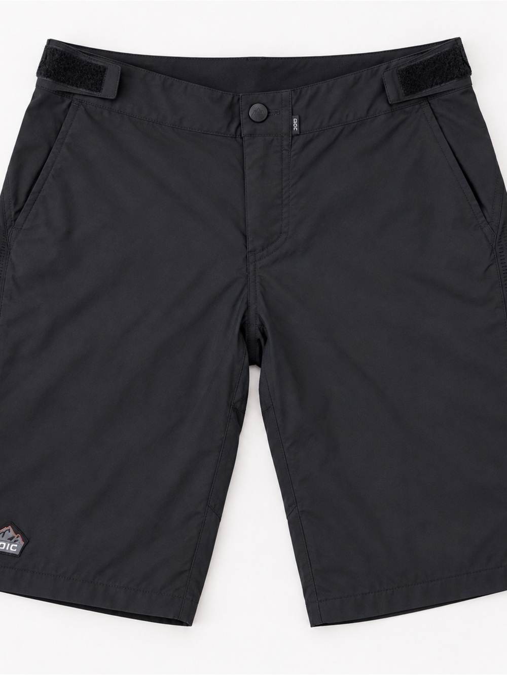ZOIC men’s mountain bike shell shorts in black, size Medium.